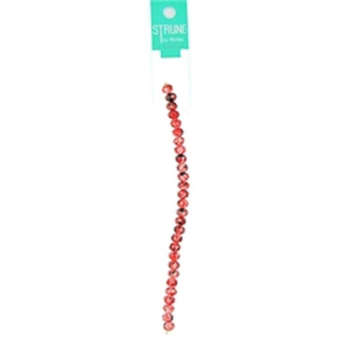 AussieSuperStore Jewellery Making Supplies Facet Red Strung Beads Facet Red Strung Beads | Jewellery Making Beads | Jewellery Making Supplies 9323823208769 BBS2029